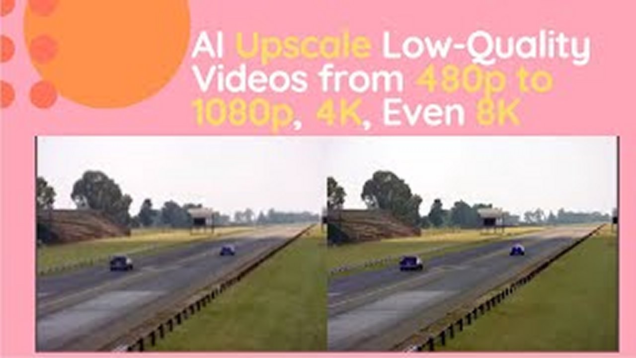 how to upscale a 480p video to a 1080p with minimal quality loss