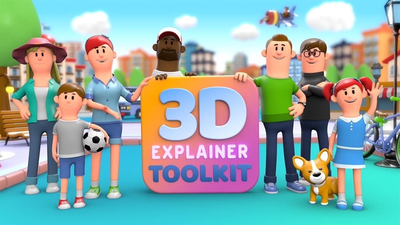 which software is used to create a 3d explainer video
